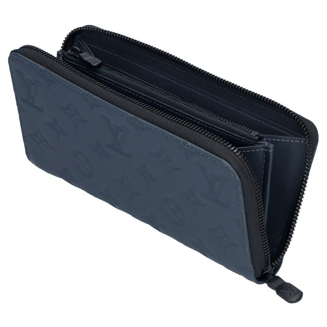 ルイヴィトン LOUIS VUITTON 長財布 ラウンド財布 モノグラム・シャドウ M14847 ジッピー･ウォレット ホリゾンタル