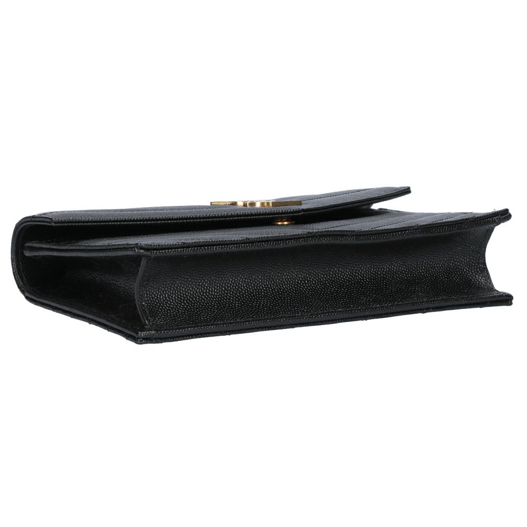 サンローランパリ SAINT LAURENT PARIS 長財布 チェーンウォレット ショルダーバッグ カサンドラ エンベロープ 742920 B0W01 1000 BLACK