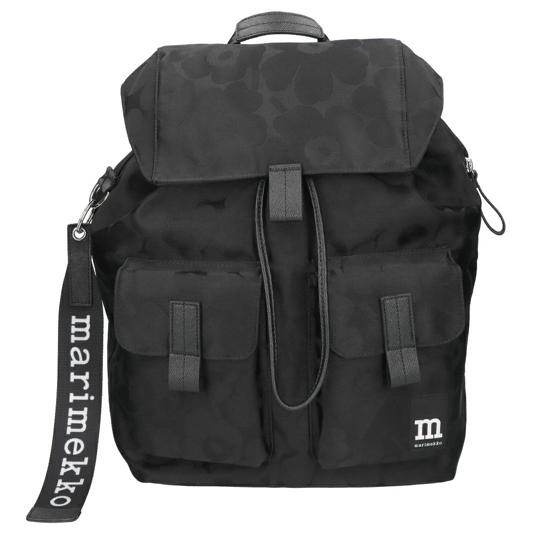 マリメッコ MARIMEKKO リュックサック バックパック EVEYTH BACKPACK L UNIKKO ウニッコ 92229 999 BLACK