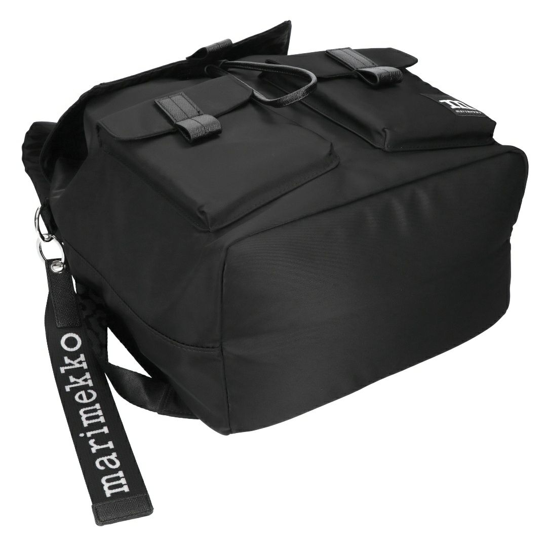 マリメッコ MARIMEKKO リュックサック バックパック BACKPACK L SOLID 91198 009 BLACK