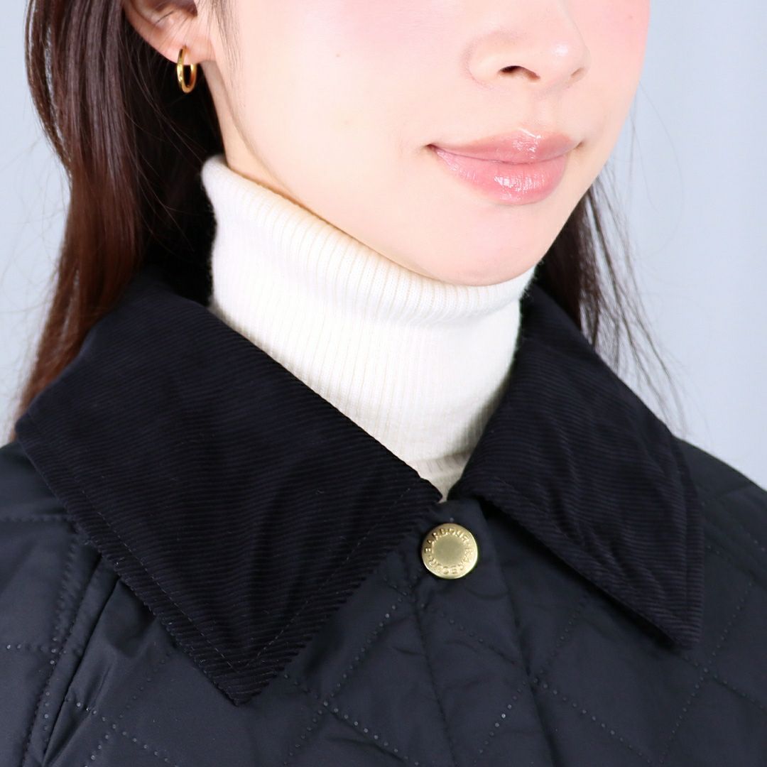 バブアー BARBOUR レディース キルティングジャケット BARBOUR ANISE QUILTED JACKET LQU1813 BK11 BLACK/ANCIENT