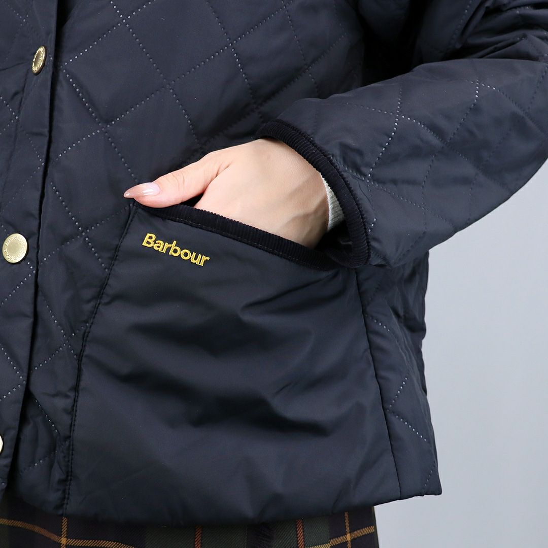 バブアー BARBOUR レディース キルティングジャケット BARBOUR ANISE QUILTED JACKET LQU1813 BK11 BLACK/ANCIENT