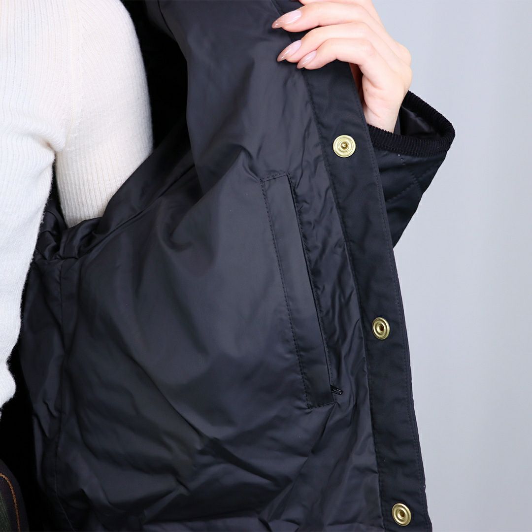 バブアー BARBOUR レディース キルティングジャケット BARBOUR ANISE QUILTED JACKET LQU1813 BK11 BLACK/ANCIENT