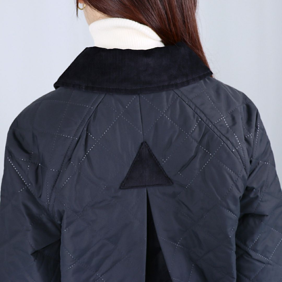 バブアー BARBOUR レディース キルティングジャケット BARBOUR ANISE QUILTED JACKET LQU1813 BK11 BLACK/ANCIENT
