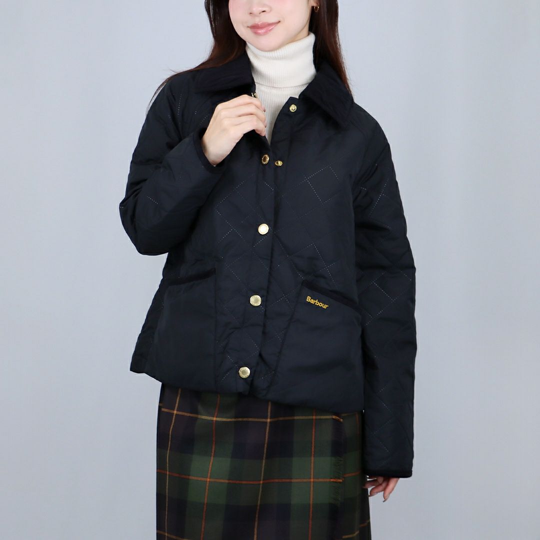 バブアー BARBOUR レディース キルティングジャケット BARBOUR ANISE QUILTED JACKET LQU1813 BK11 BLACK/ANCIENT