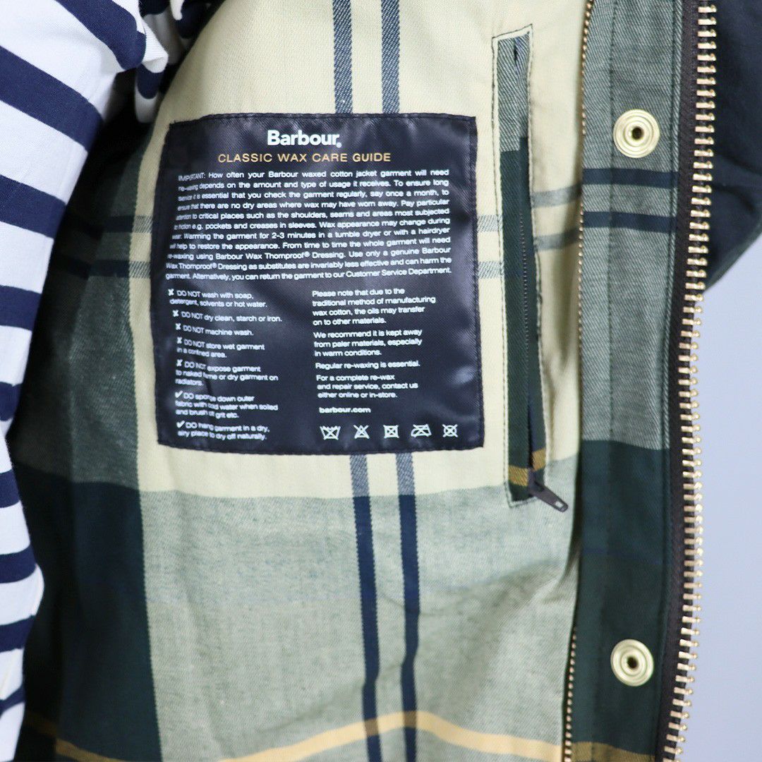 バブアー BARBOUR レディース オイル ワックス コーティング ジャケット ブルゾン BARBOUR MODERN BEADNELL WAX JACKET LWX1402 SG51 SAGE/AMCIENT