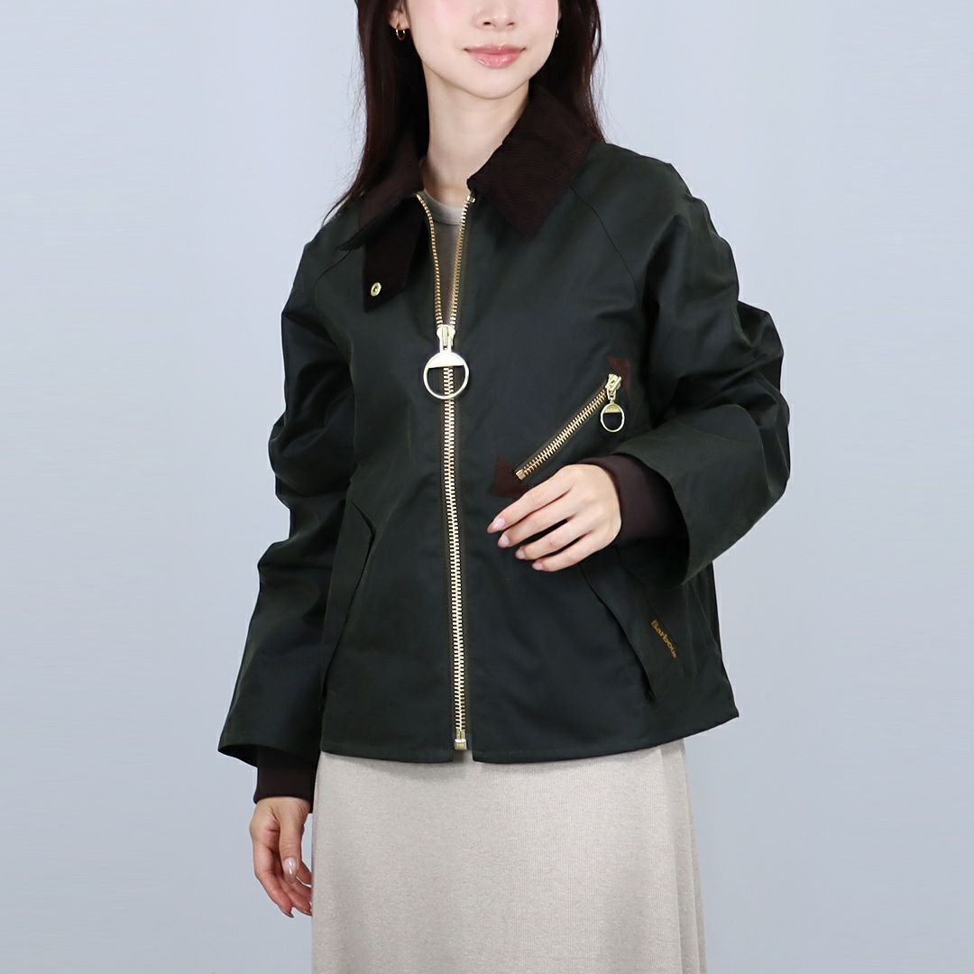 バブアー BARBOUR レディース オイル ワックス コーティング ジャケット ブルゾン BARBOUR ARLENE WAX JACKET LWX1482 OL52 FEM/ANCIENT TARTAN