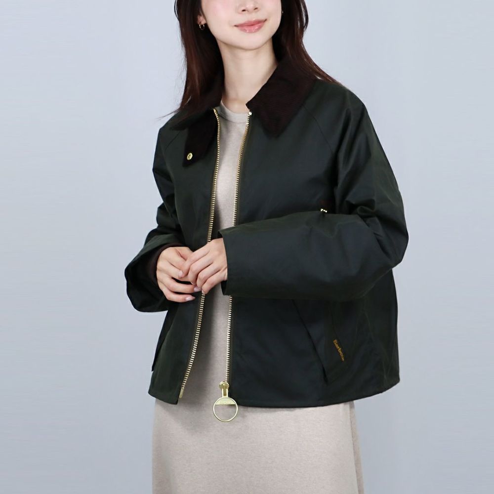 バブアー BARBOUR レディース オイル ワックス コーティング ジャケット ブルゾン BARBOUR ARLENE WAX JACKET LWX1482 OL52 FEM/ANCIENT TARTAN
