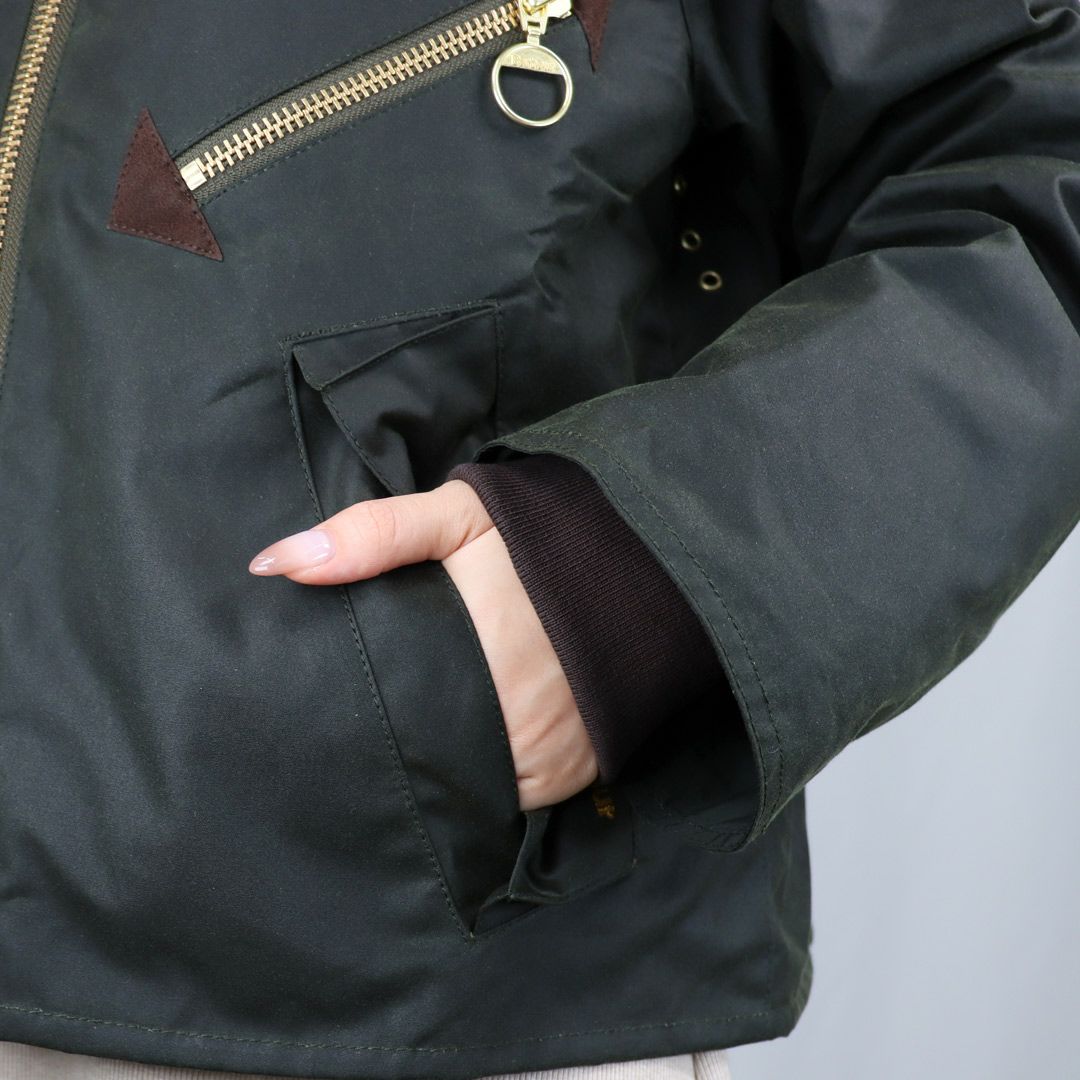バブアー BARBOUR レディース オイル ワックス コーティング ジャケット ブルゾン BARBOUR ARLENE WAX JACKET LWX1482 OL52 FEM/ANCIENT TARTAN