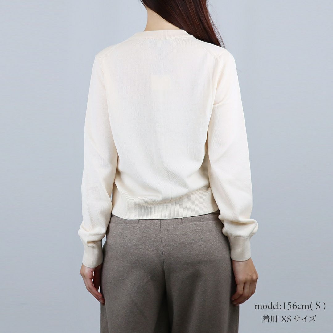 メゾンキツネ MAISON KITSUNE レディース ニット カーディガン BABY FOX PATCH ベイビーフォックス パッチ PW00502KT1181 メリノ ウール