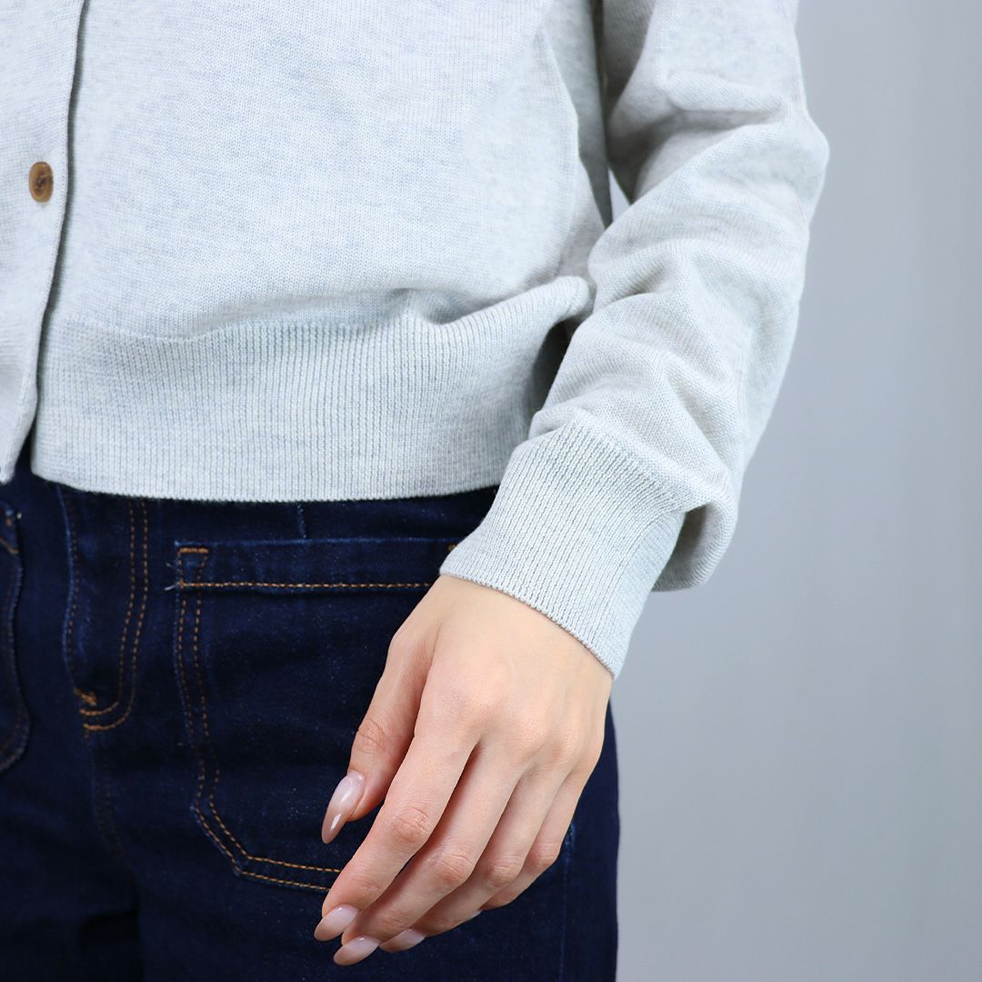 メゾンキツネ MAISON KITSUNE レディース ニット カーディガン BABY FOX PATCH ベイビーフォックス パッチ PW00502KT1181 メリノ ウール