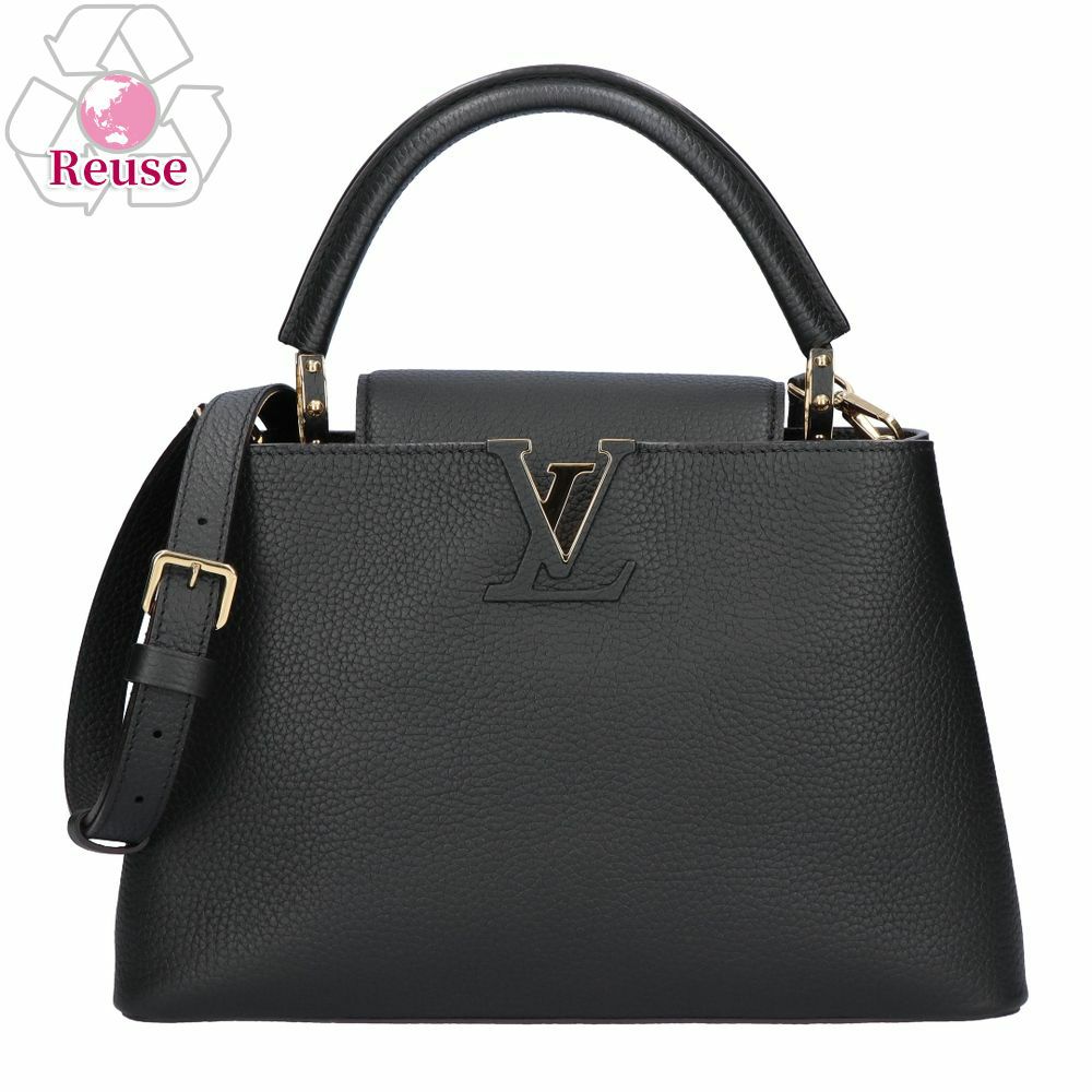 【リユース品】 ルイヴィトン LOUIS VUITTON バッグ 2WAYバッグ カプシーヌMM M24727 外側/ブラック 【お取り寄せ】