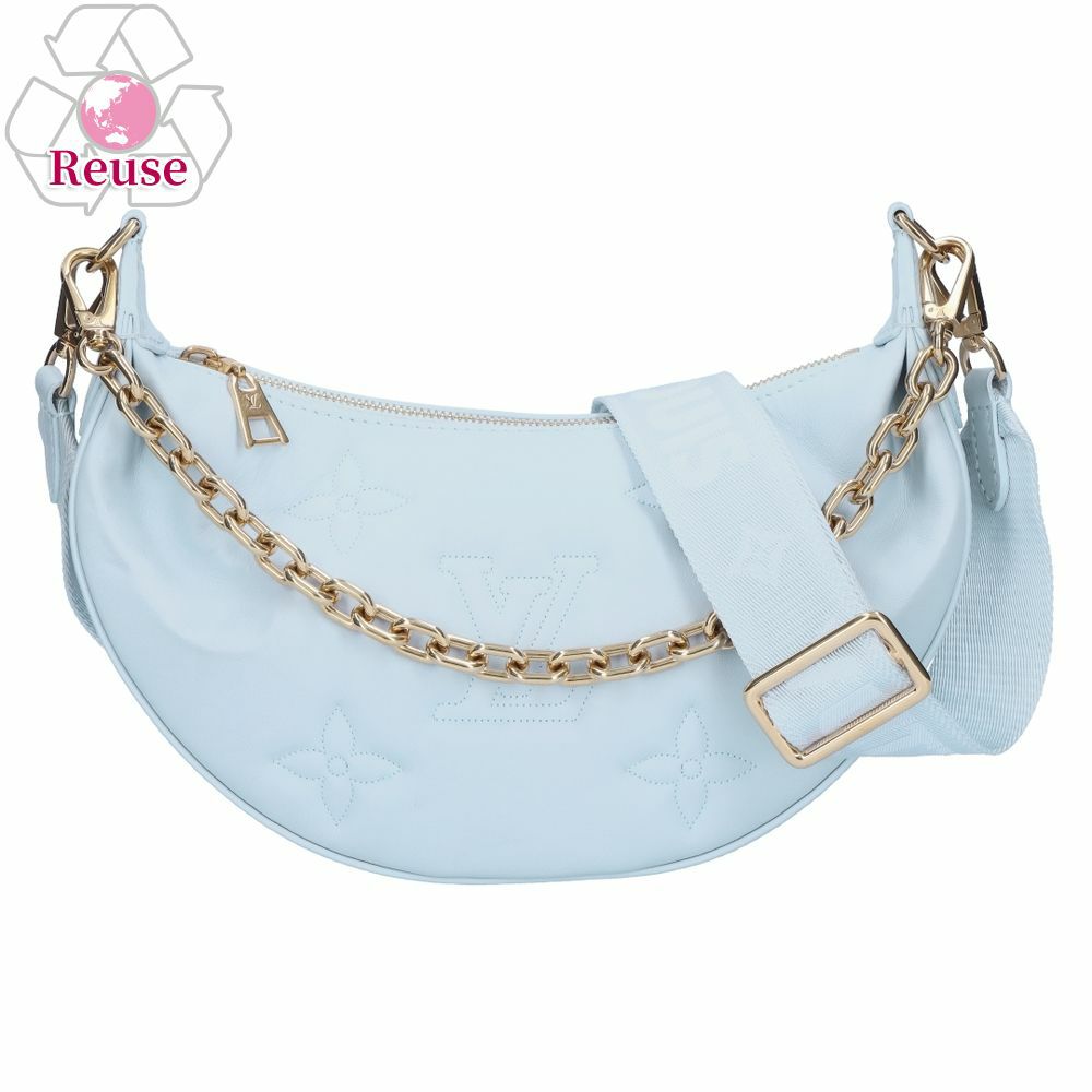 【リユース品】 ルイヴィトン LOUIS VUITTON バッグ 2WAYバッグ オーバーザムーン M59825 ブルー グラシエ（ライトブルー） 【お取り寄せ】