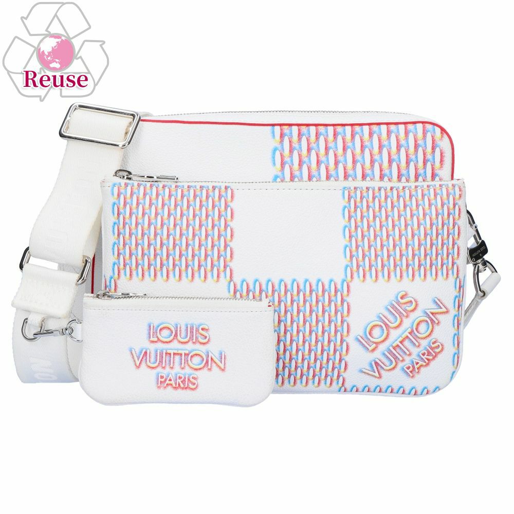 【リユース品】 ルイヴィトン LOUIS VUITTON バッグ ショルダーバッグ トリオ・メッセンジャー M20665 マルチカラー（ホワイト系） 【お取り寄せ】