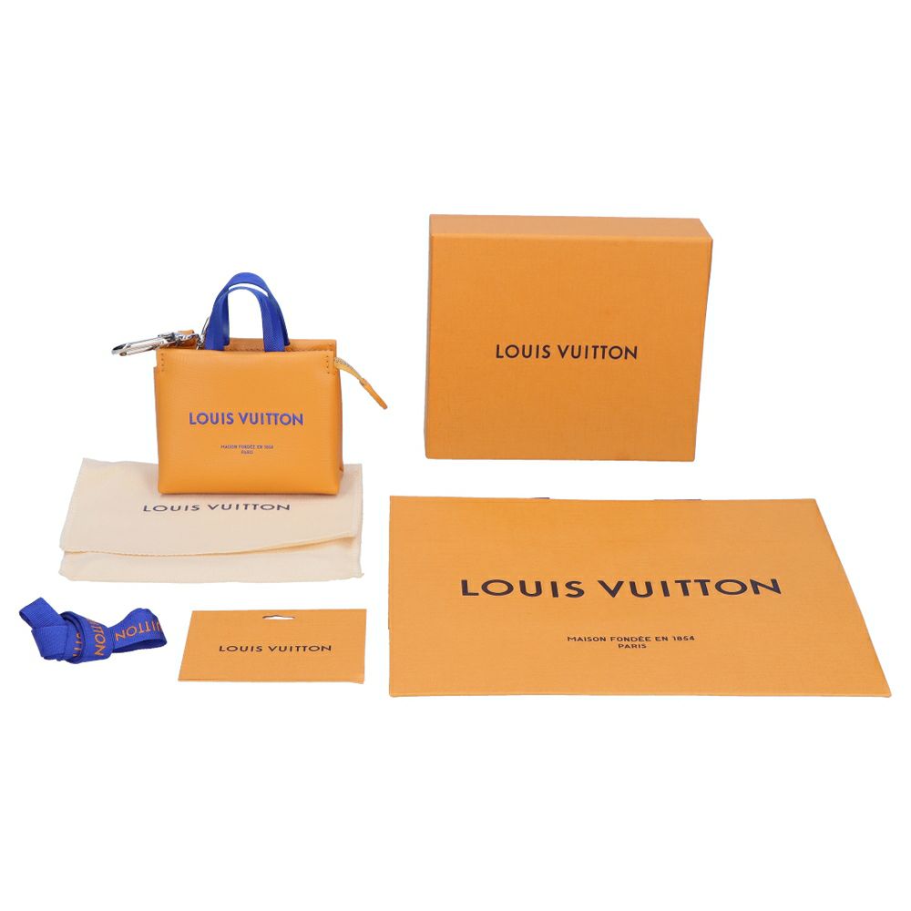 【リユース品】 ルイヴィトン LOUIS VUITTON アクセサリー バッグチャーム LV ミニショッパー M02699 ブラウン系 【お取り寄せ】