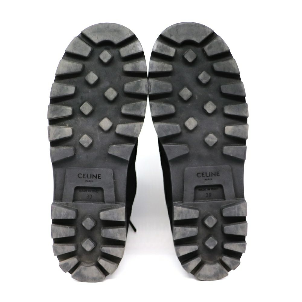 【リユース品】 セリーヌ CELINE 靴 ブーツ トリオンフ ハイカットスニーカー ブラック 【お取り寄せ】