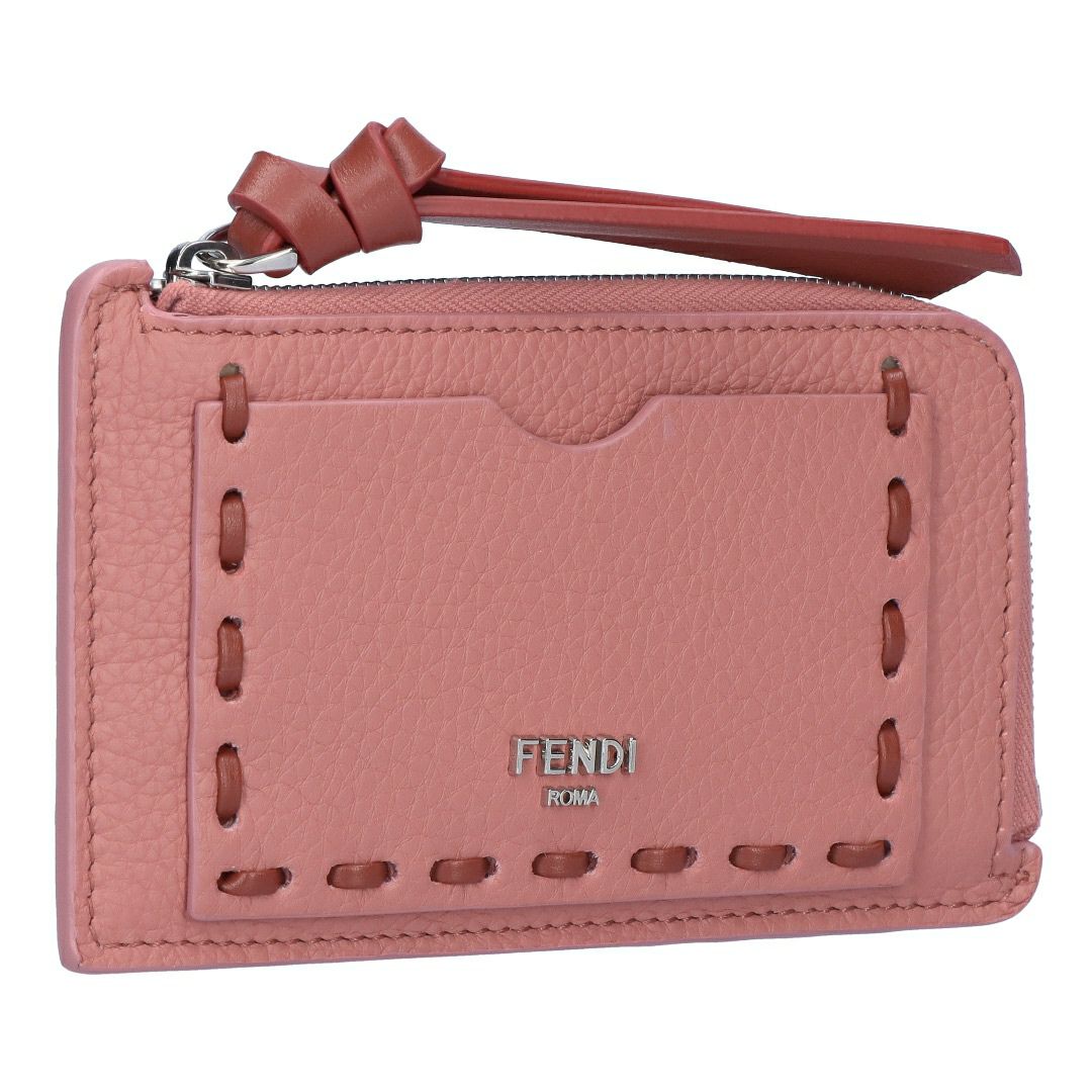 フェンディ FENDI カードケース コインケース SELLERIA セレリア 8M0489 AURN F1TWR SIENNA+PALLADIUM