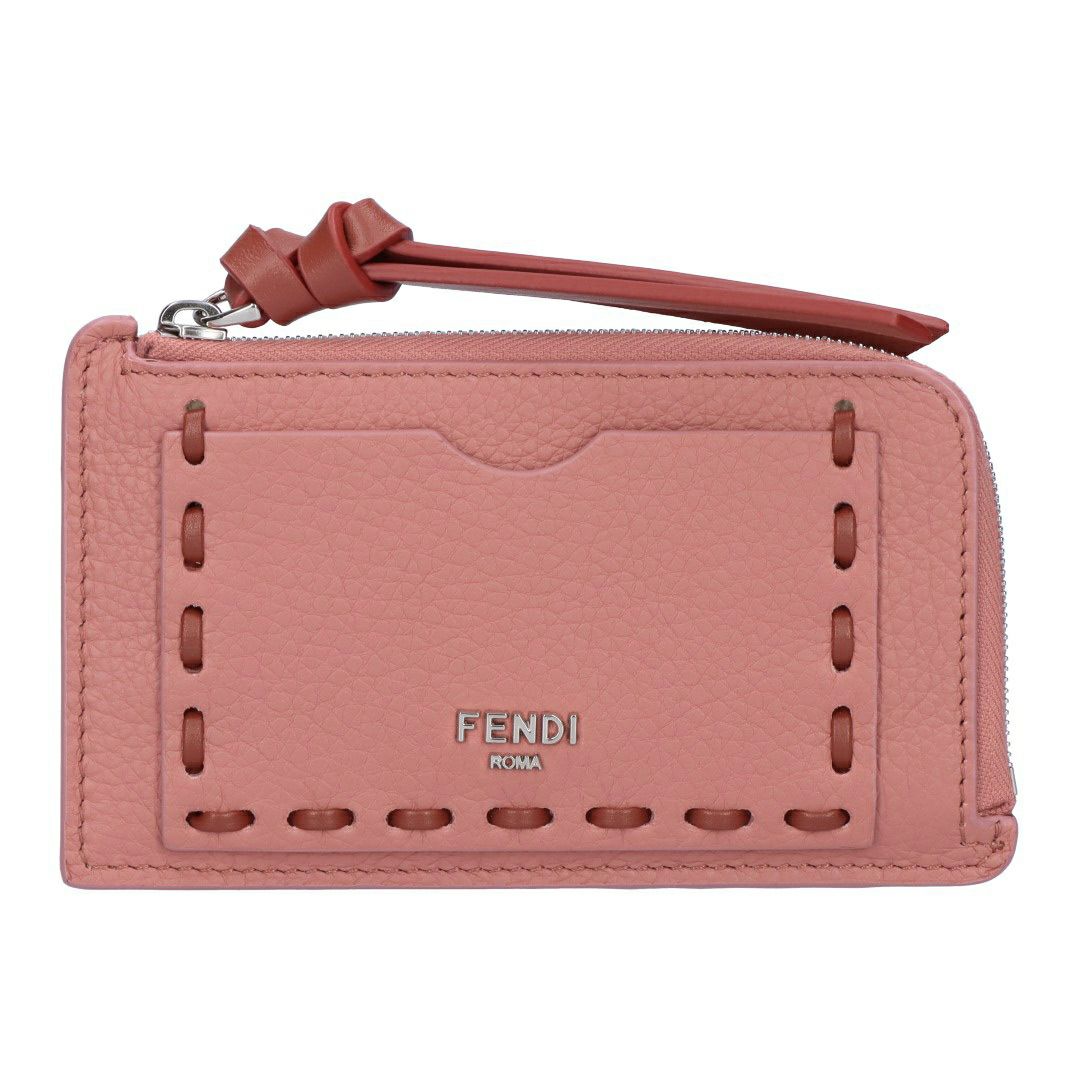 フェンディ FENDI カードケース コインケース SELLERIA セレリア 8M0489 AURN F1TWR SIENNA+PALLADIUM