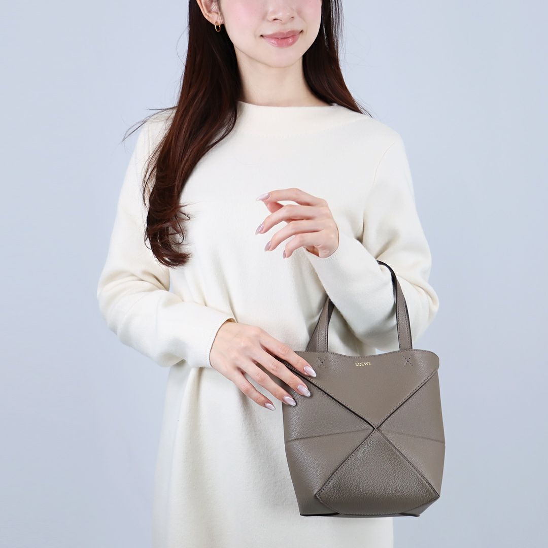 ロエベ LOEWE 2WAYバッグ PUZZLE FOLD TOTE パズルフォルド トート A779V25X19 3170 TAUPE ミニ