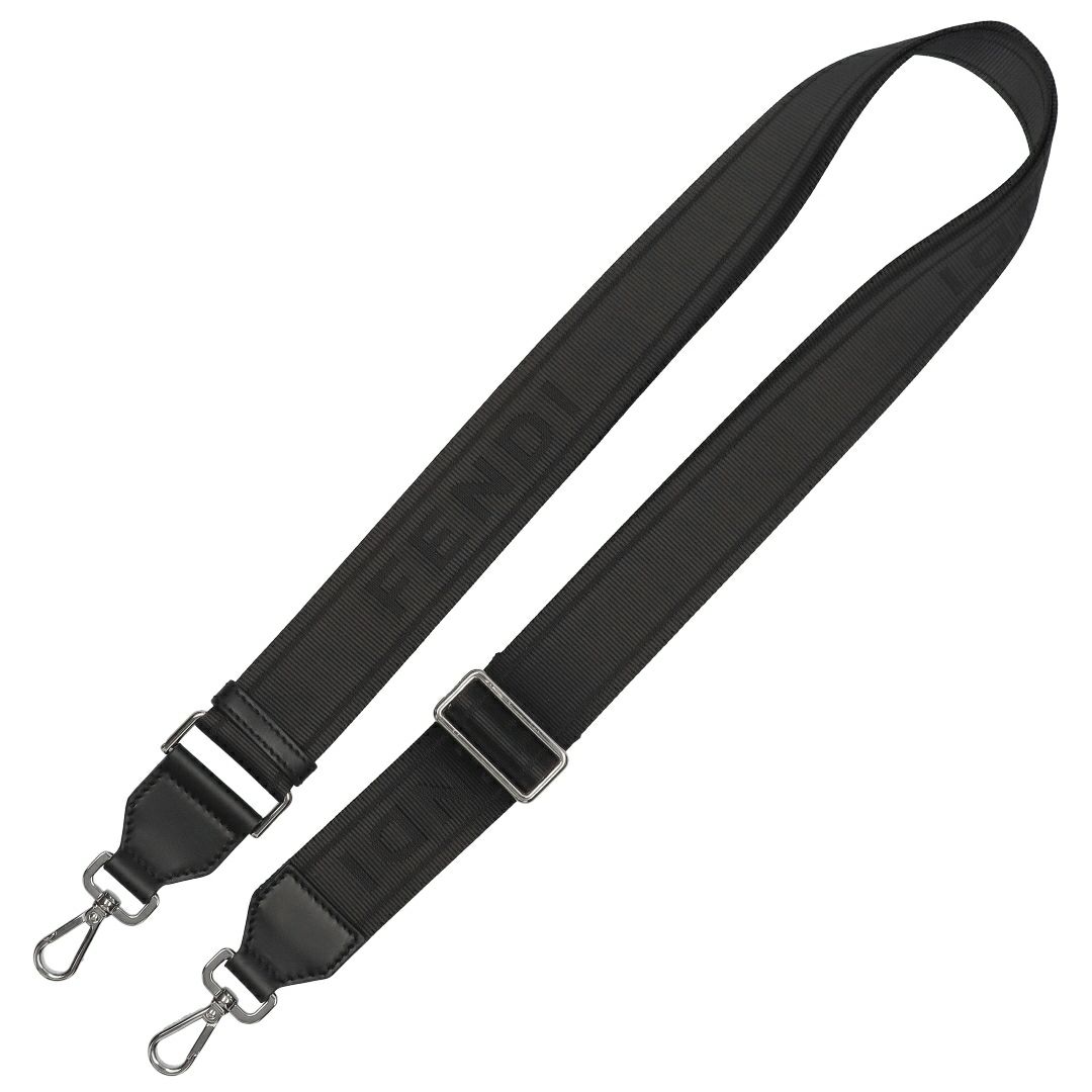 フェンディ FENDI ショルダーバッグ CAMERA CASE カメラケース 7M0286 AJF0 F0GXN BLACK+PALLADIUM ミディアム