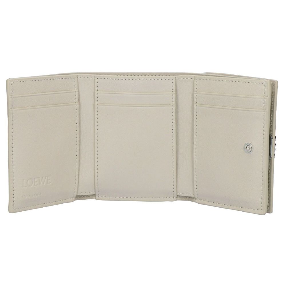 ロエベ LOEWE 折財布 三つ折り財布 アナグラム トライフォールド ウォレット C821TR2X16 1769 LIGHT GHOST【お取り寄せ】