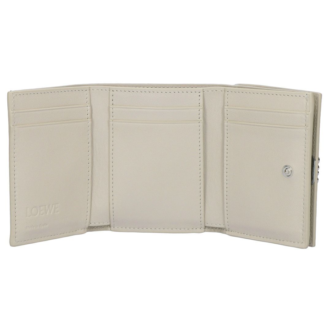 ロエベ LOEWE 折財布 三つ折り財布 アナグラム トライフォールド ウォレット C821TR2X16 1769 LIGHT GHOST【お取り寄せ】