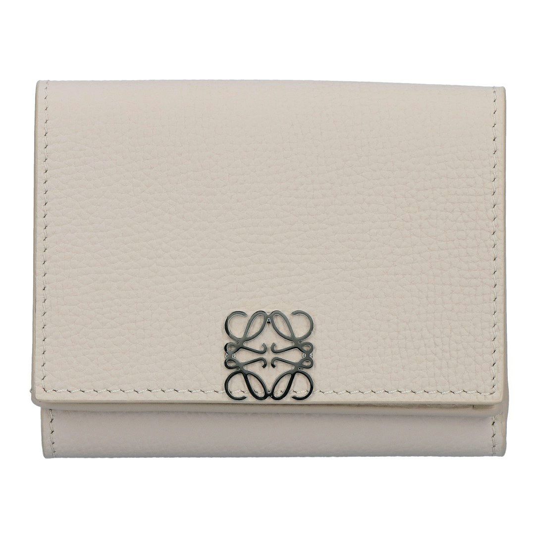 ロエベ LOEWE 折財布 三つ折り財布 アナグラム トライフォールド ウォレット C821TR2X16 1769 LIGHT GHOST【お取り寄せ】
