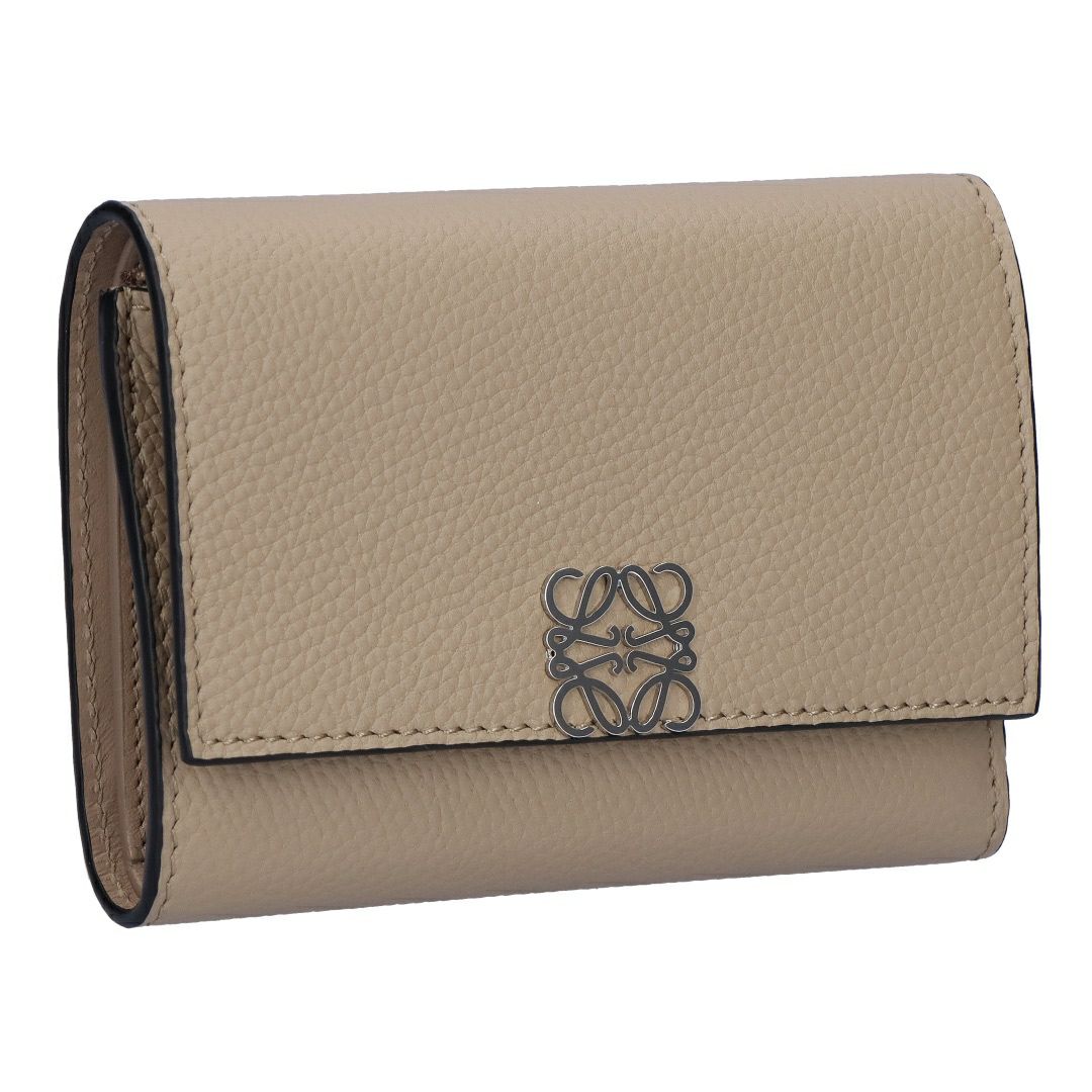 ロエベ LOEWE 折財布 三つ折り財布 アナグラム バーティカル ウォレット スモール C821S33X12 2150 ARENA/SAND