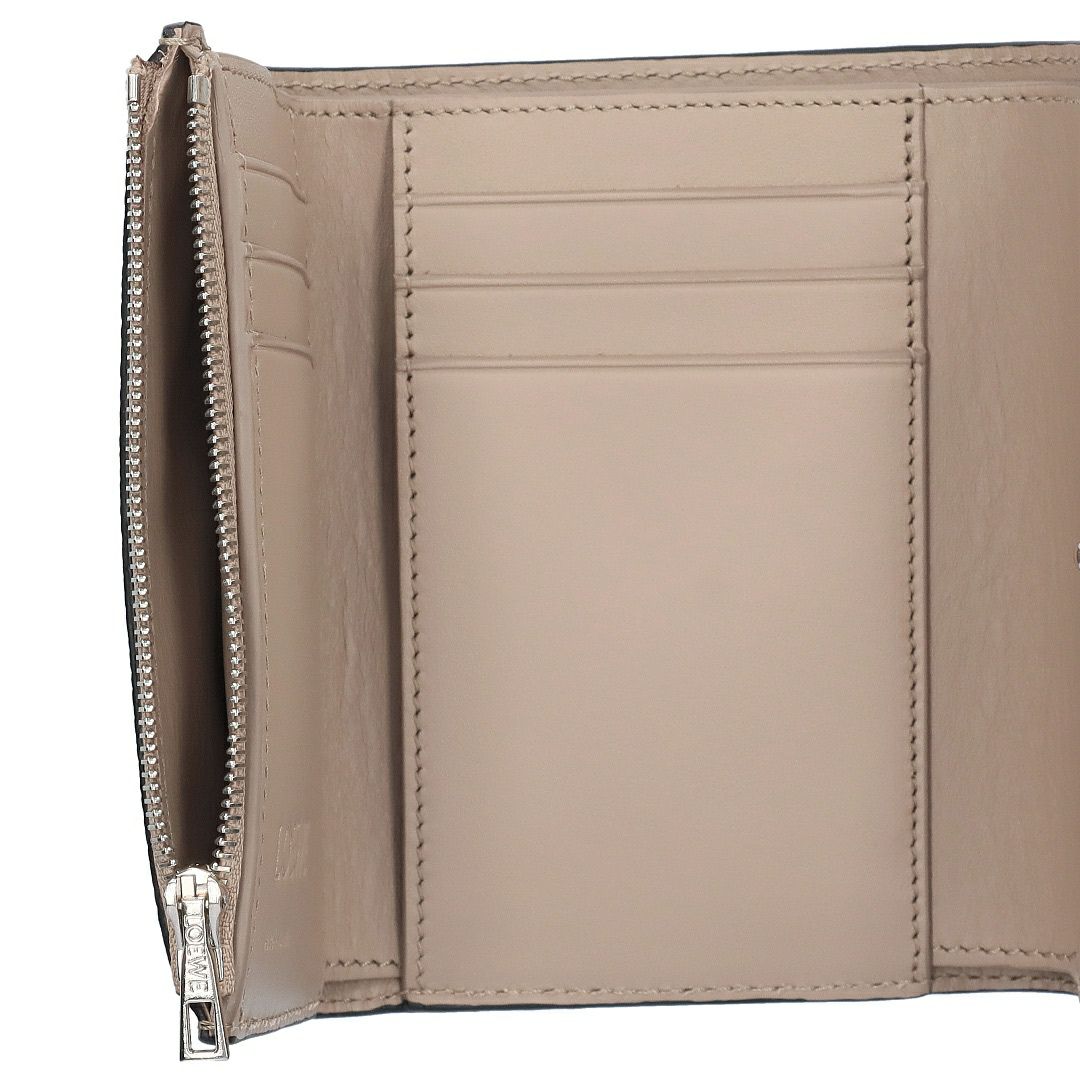 ロエベ LOEWE 折財布 三つ折り財布 アナグラム バーティカル ウォレット スモール C821S33X12 2150 ARENA/SAND