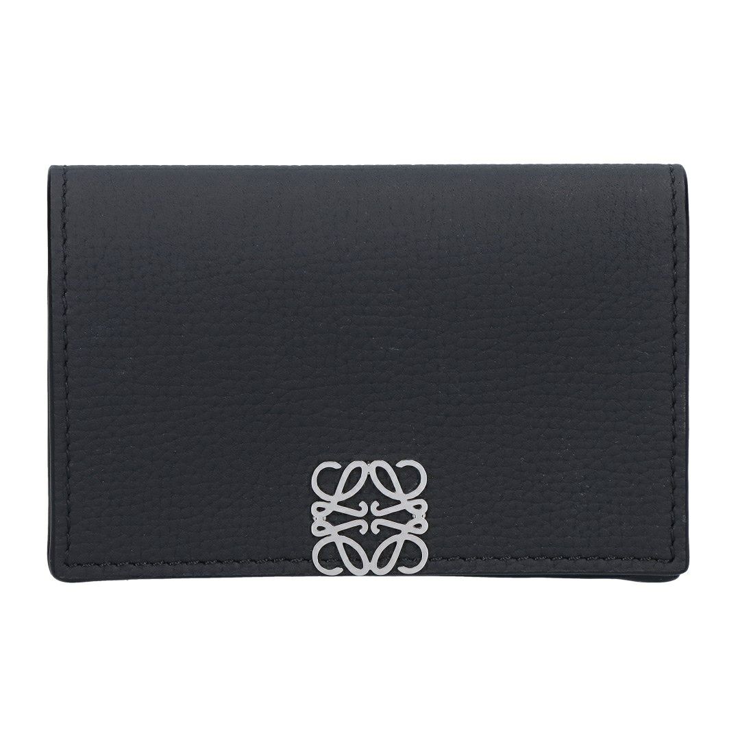 ロエベ LOEWE カードケース 名刺入れ アナグラム ビジネスカードホルダー C821M97X08 1100 BLACK