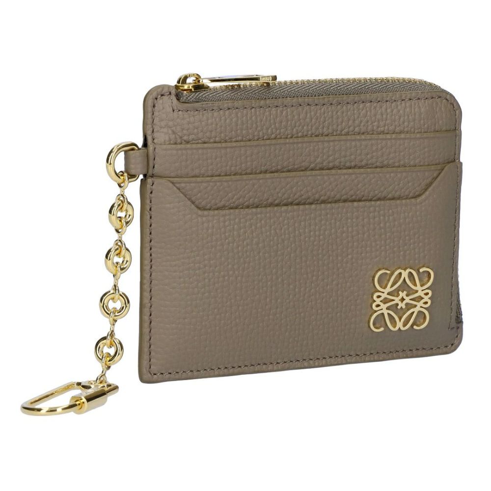 ロエベ LOEWE コインケース カードケース アナグラム スクエア コインカードホルダー C821SQLX03 3170 TAUPE