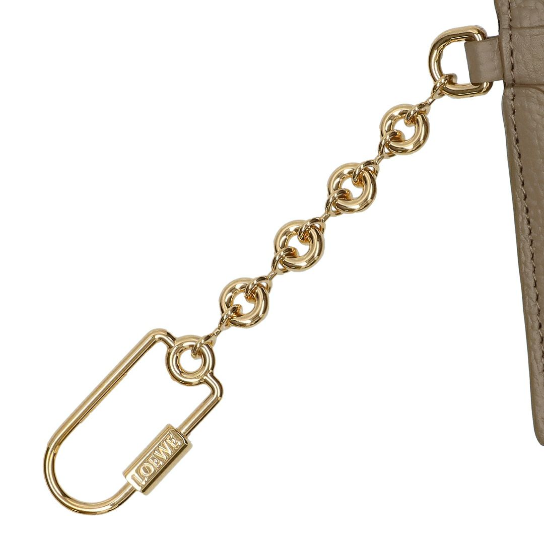 ロエベ LOEWE コインケース カードケース アナグラム スクエア コインカードホルダー C821SQLX03 3170 TAUPE