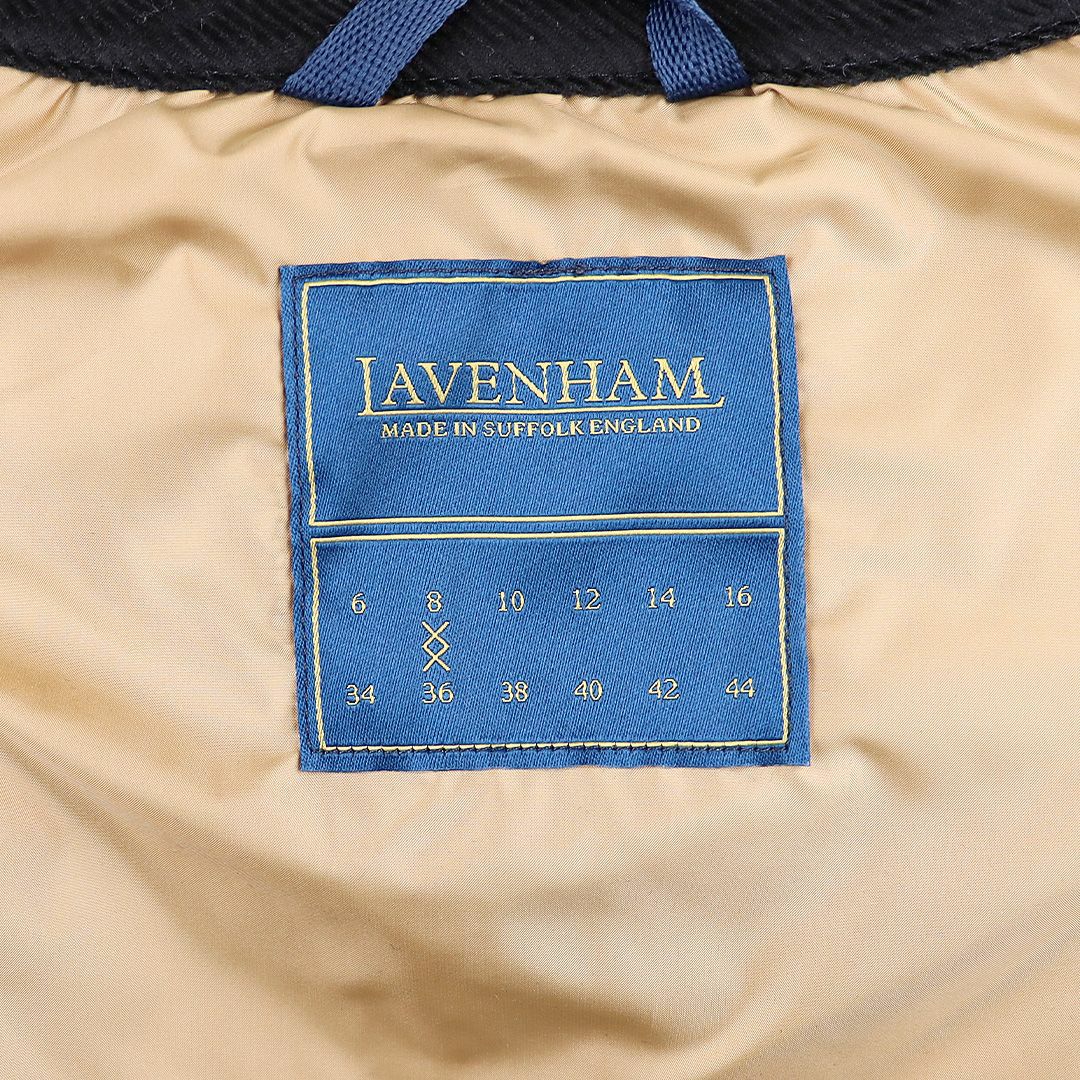 ラベンハム LAVENHAM レディース クルーネック キルティングジャケット コントラスト コナード ジャケット LV6186 G95 LAMP BLACK