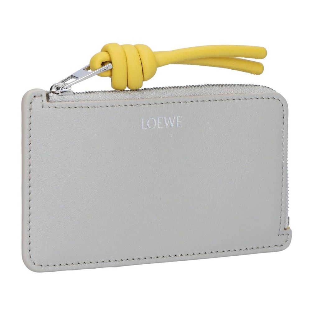 ロエベ LOEWE コインケース カードケース ノット コインカードホルダー CEM1Z40X02 6256 SHELL GREY/DANDEL