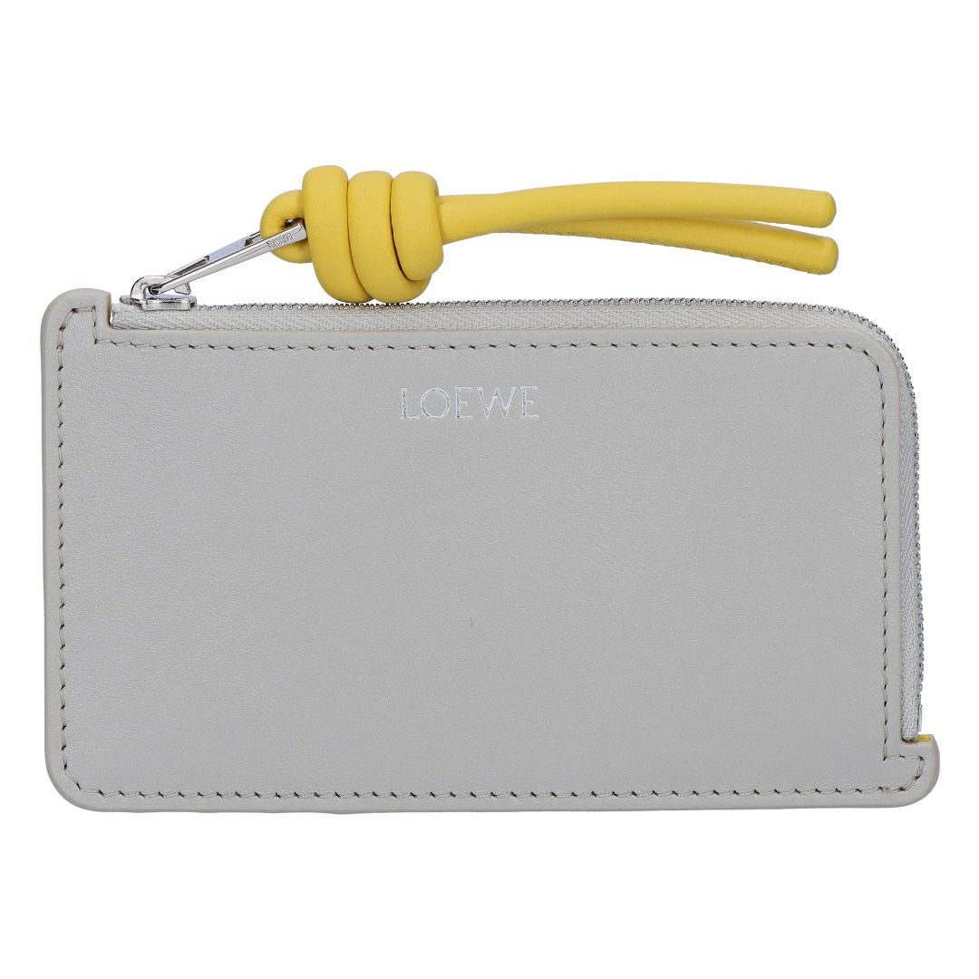 ロエベ LOEWE コインケース カードケース ノット コインカードホルダー CEM1Z40X02 6256 SHELL GREY/DANDEL