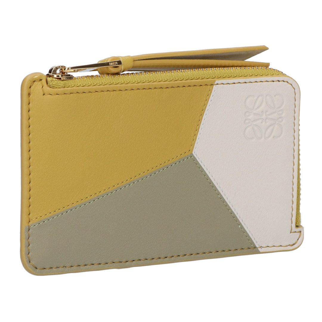 ロエベ LOEWE コインケース カードケース パズル コインカードホルダー C510Z40X27 6877 GINGER/SEA SALT