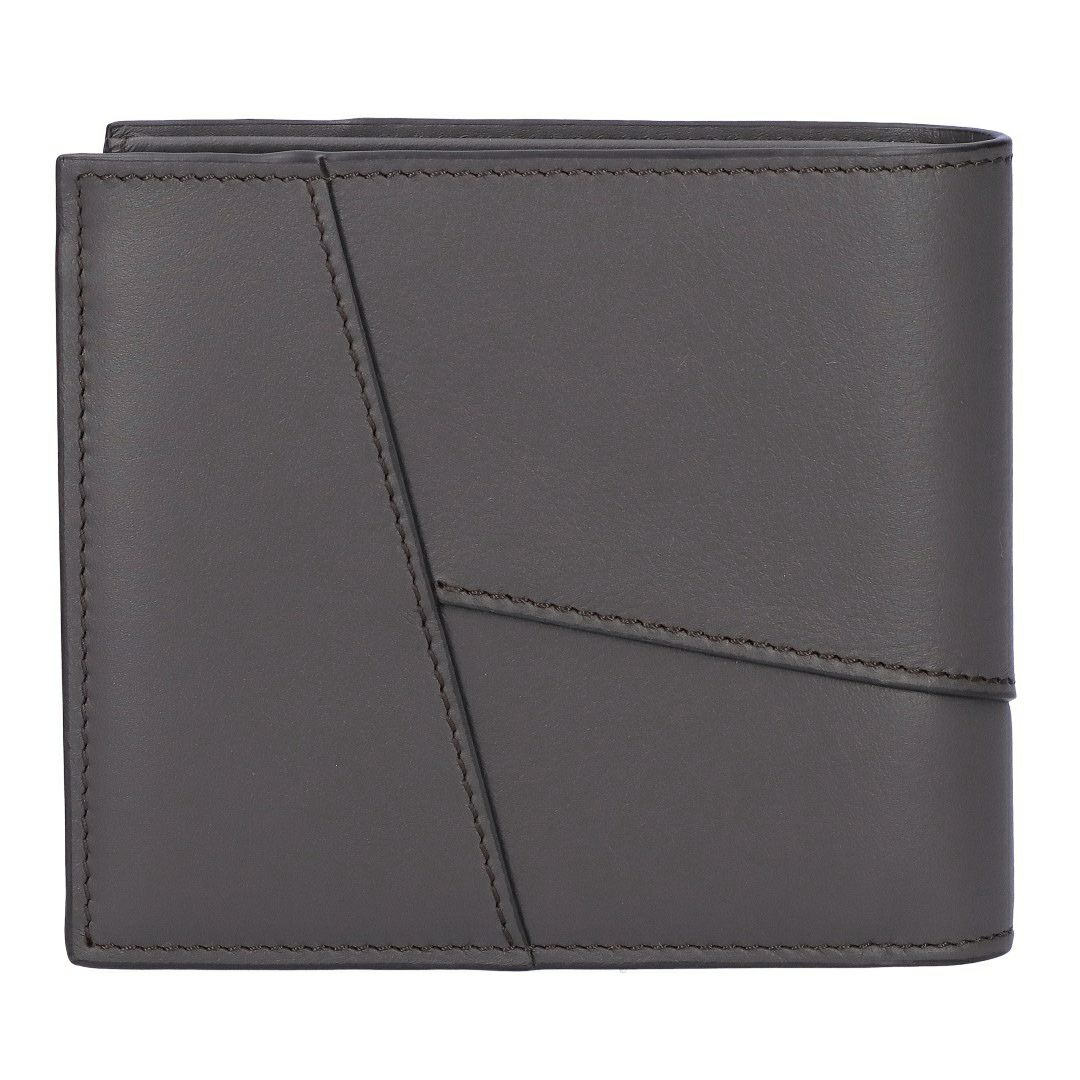 ロエベ LOEWE メンズ 折財布 二つ折財布 小銭入れ付き パズルエッジ C510501X14 1220 DARK GREY