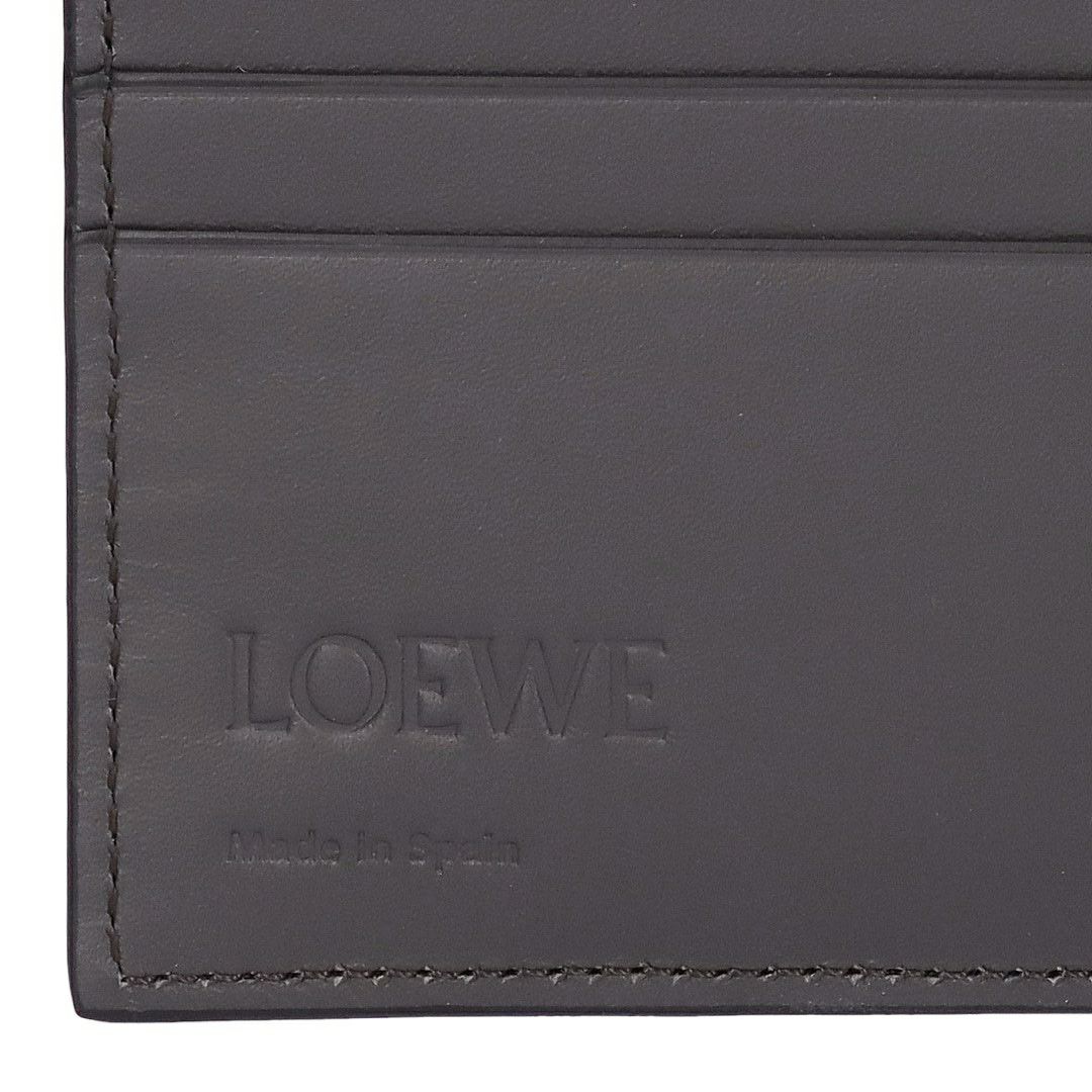 ロエベ LOEWE メンズ 折財布 二つ折財布 小銭入れ付き パズルエッジ C510501X14 1220 DARK GREY