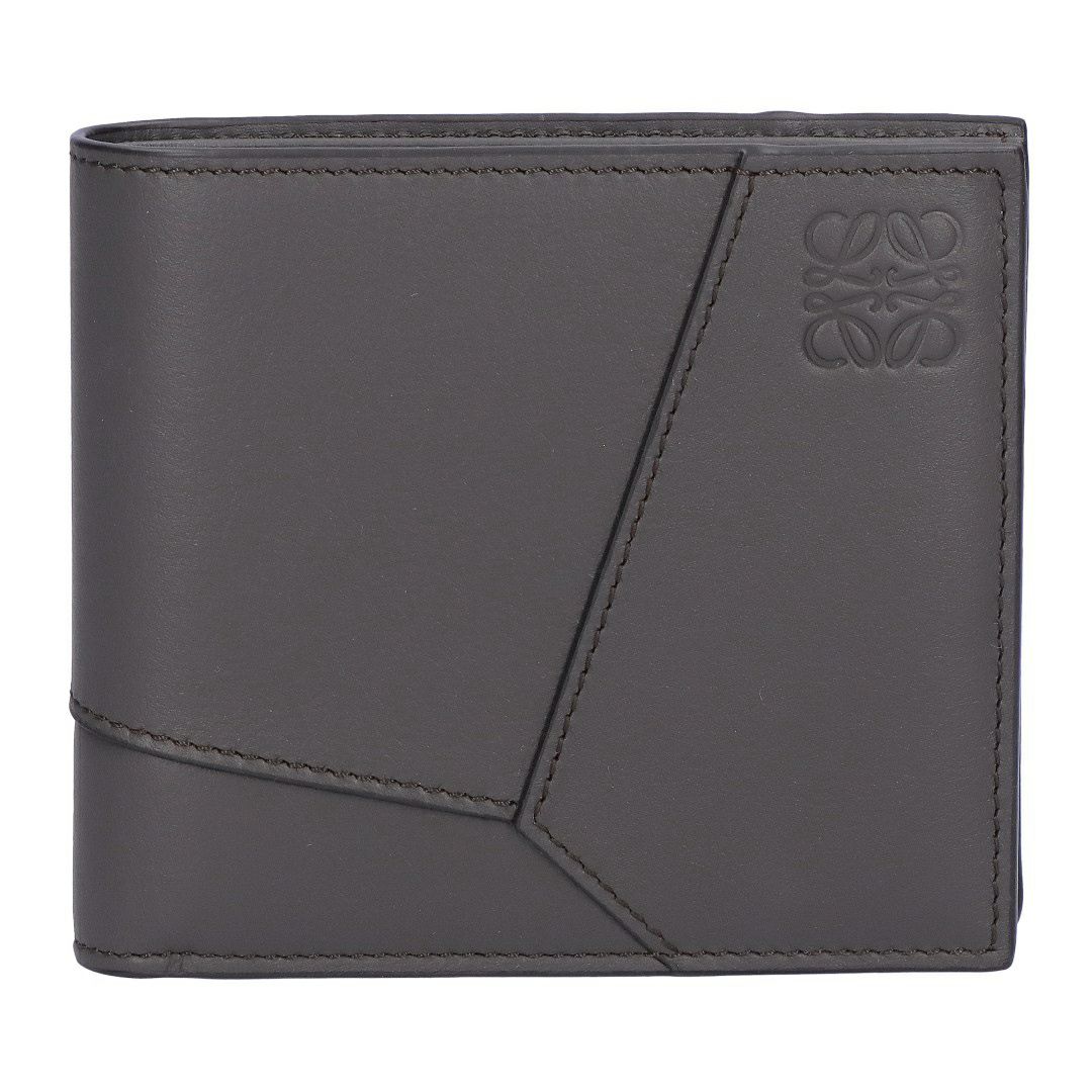 ロエベ LOEWE メンズ 折財布 二つ折財布 小銭入れ付き パズルエッジ C510501X14 1220 DARK GREY