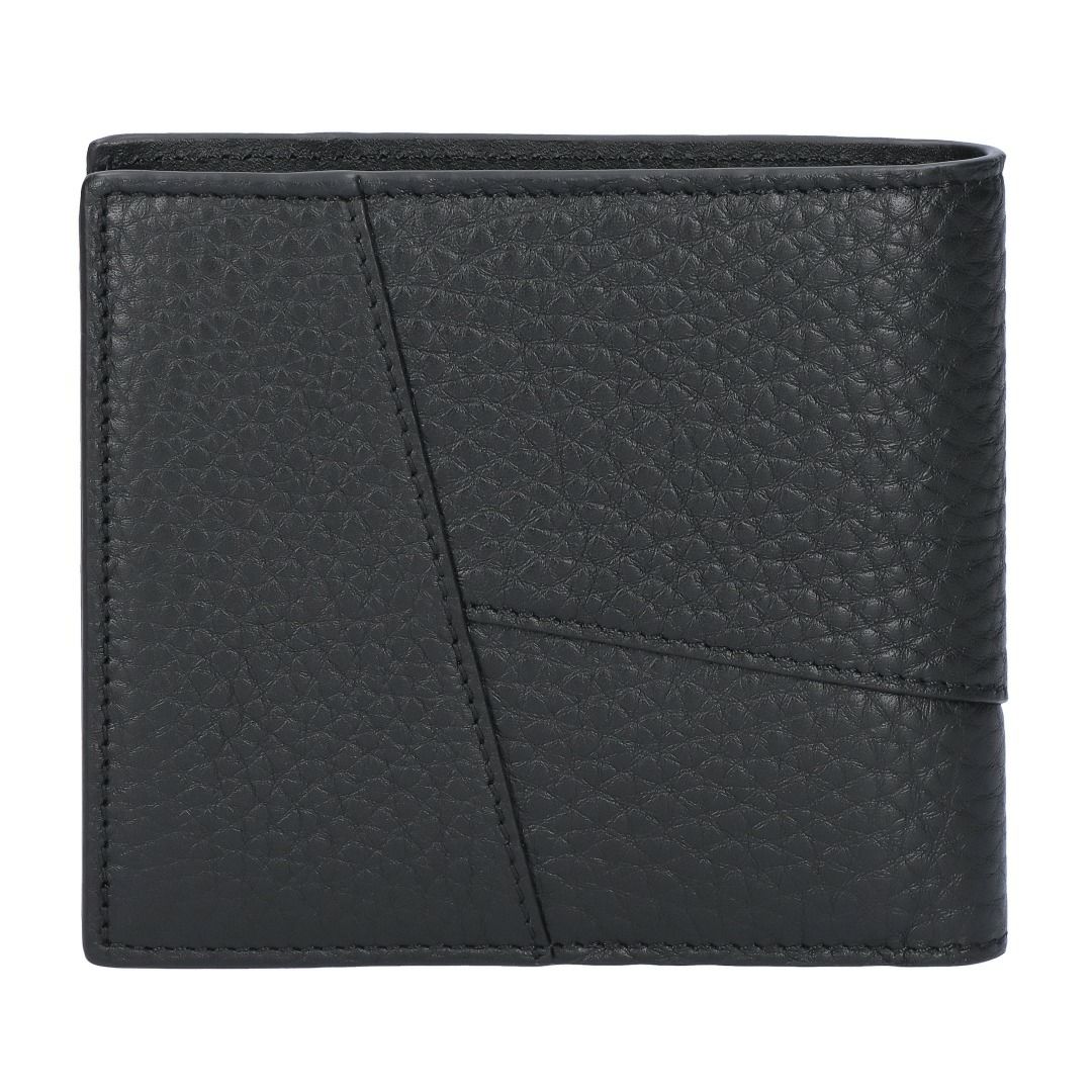 ロエベ LOEWE メンズ 折財布 二つ折財布 小銭入れ付き パズルエッジ C510501X16 1100 BLACK