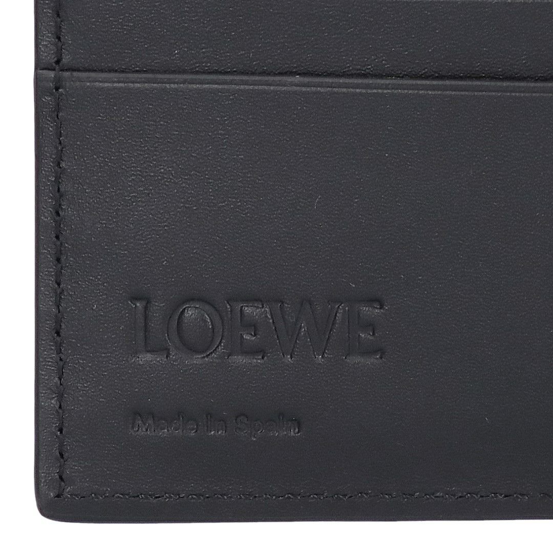ロエベ LOEWE メンズ 折財布 二つ折財布 小銭入れ付き パズルエッジ C510501X16 1100 BLACK