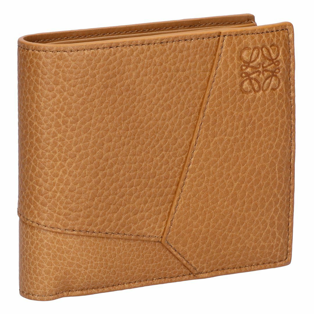 ロエベ LOEWE メンズ 折財布 二つ折財布 小銭入れ付き パズルエッジ C510501X17 6518 LIGHT CANYON BROWN