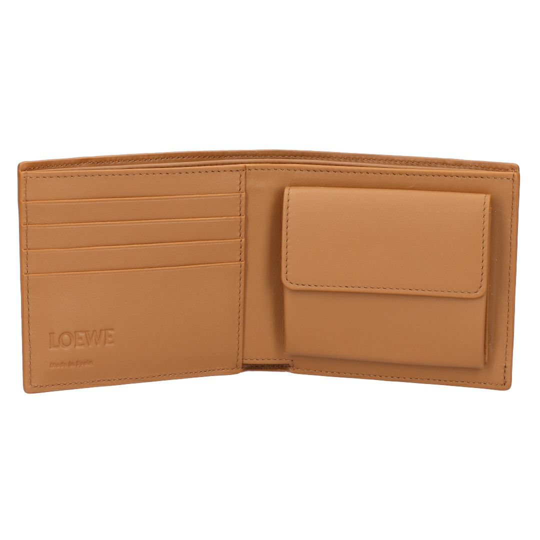 ロエベ LOEWE メンズ 折財布 二つ折財布 小銭入れ付き パズルエッジ C510501X17 6518 LIGHT CANYON BROWN
