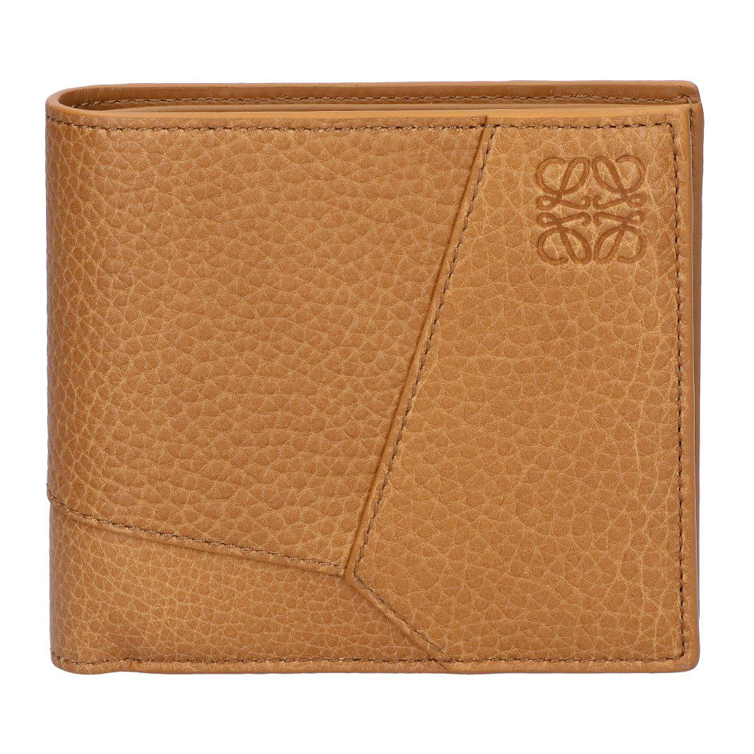 ロエベ LOEWE メンズ 折財布 二つ折財布 小銭入れ付き パズルエッジ C510501X17 6518 LIGHT CANYON BROWN