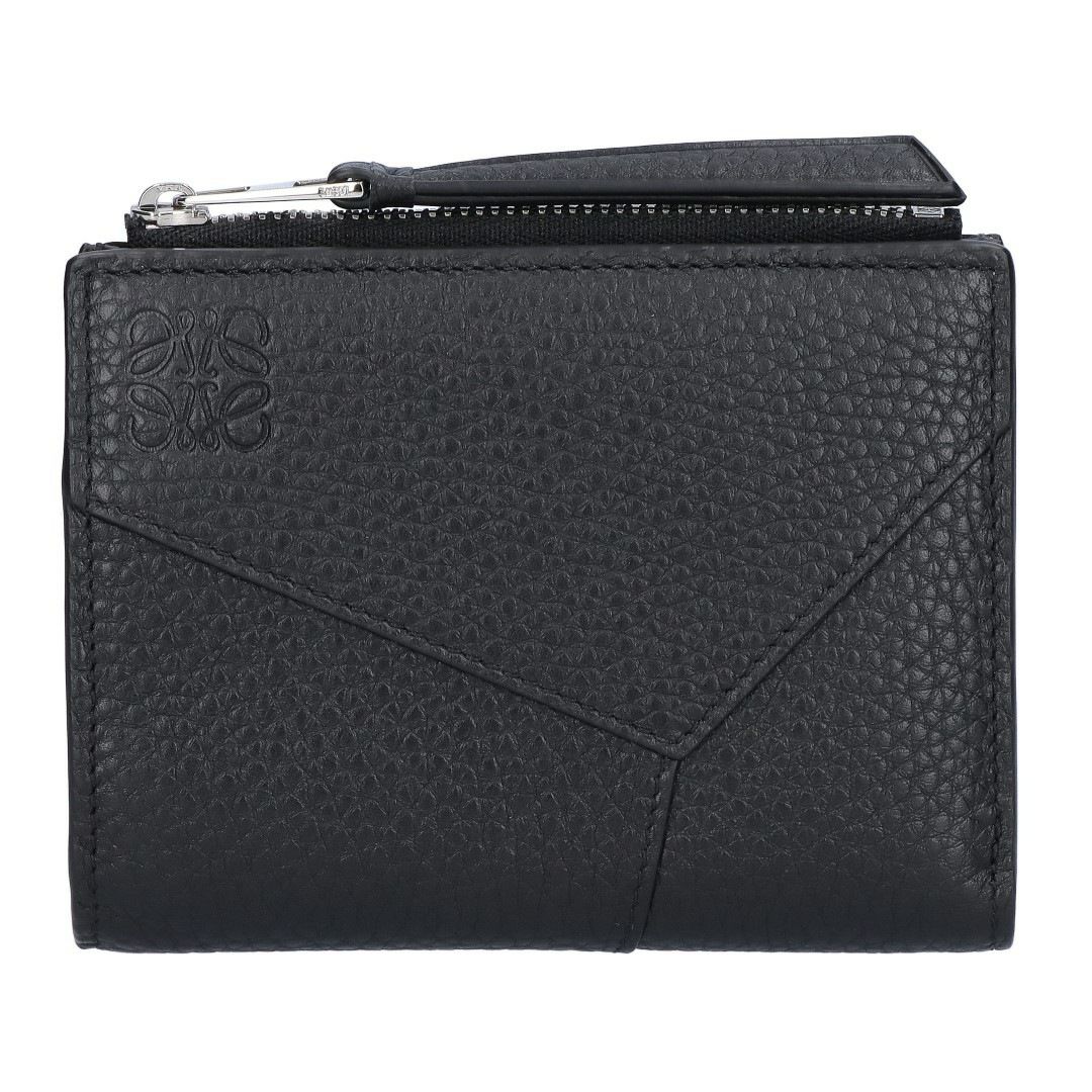 ロエベ LOEWE 折財布 二つ折り財布 コンパクト財布 パズルエッジ C510W73X14 1100 BLACK