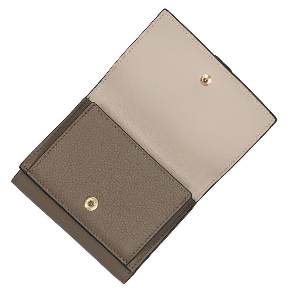 ロエベ LOEWE 折財布 三つ折り財布 トライフォールド ウォレット C660TR2X03 6397 TAUPE/TALC