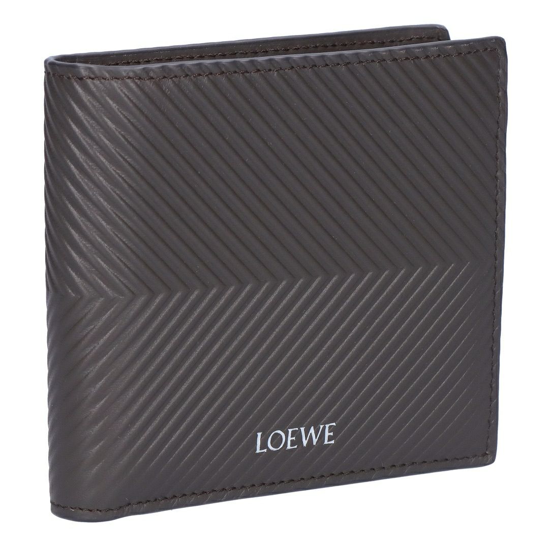 ロエベ LOEWE メンズ 折財布 二つ折財布 小銭入れ付き バイフォールド コインウォレット C779501X01 1220 DARK GREY