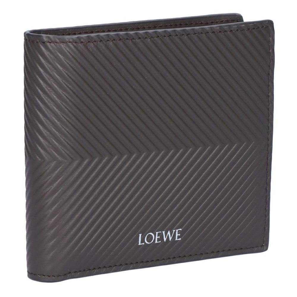 ロエベ LOEWE メンズ 折財布 二つ折財布 小銭入れ付き バイフォールド コインウォレット C779501X01 1220 DARK GREY