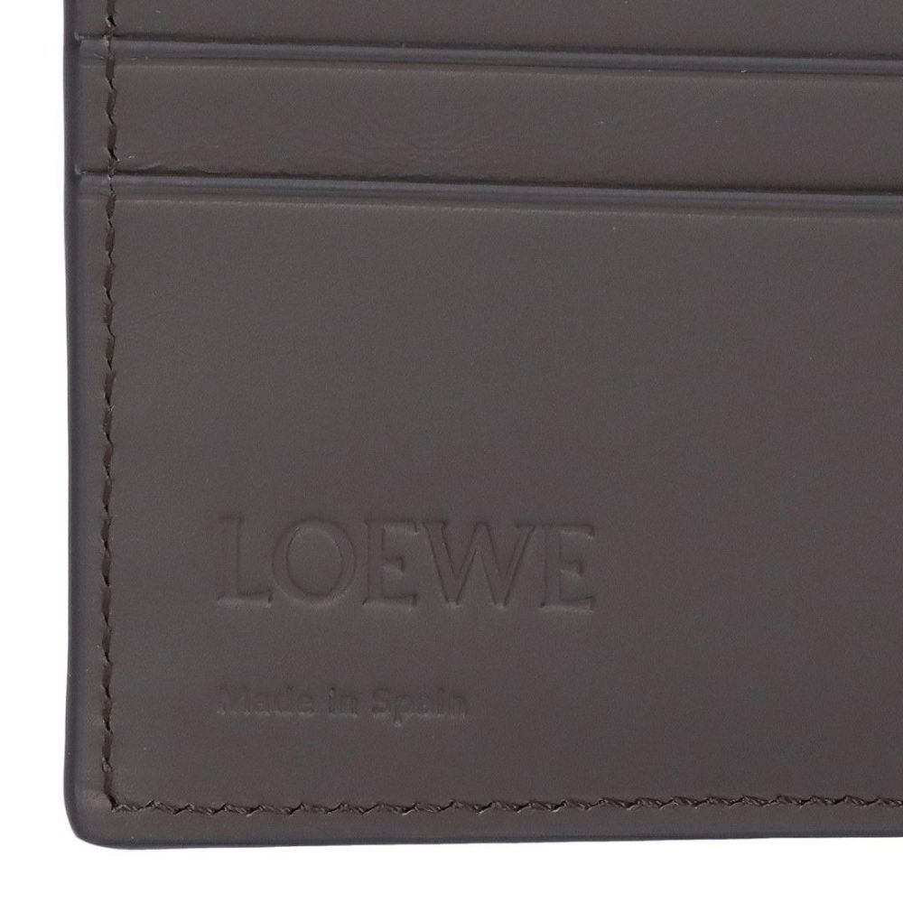ロエベ LOEWE メンズ 折財布 二つ折財布 小銭入れ付き バイフォールド コインウォレット C779501X01 1220 DARK GREY