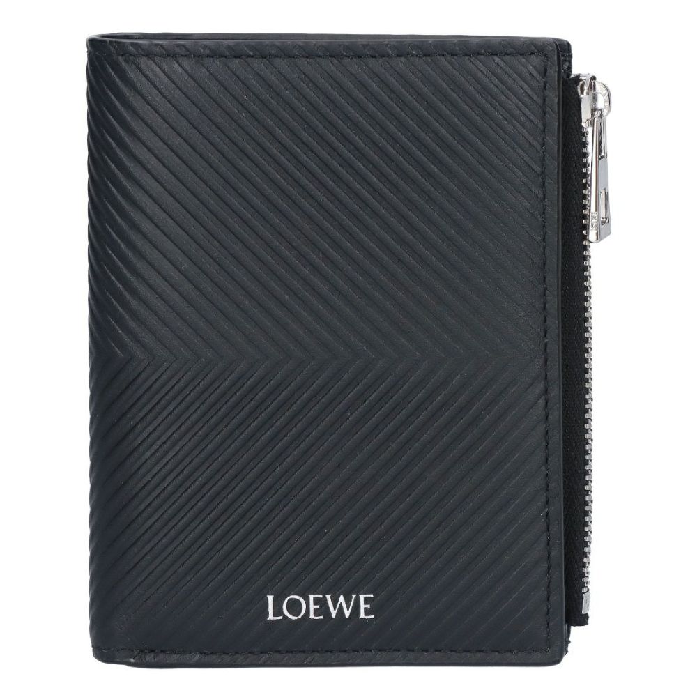 ロエベ LOEWE 折財布 二つ折り財布 スリムコンパクト ウォレット C779W73X01 1100 BLACK